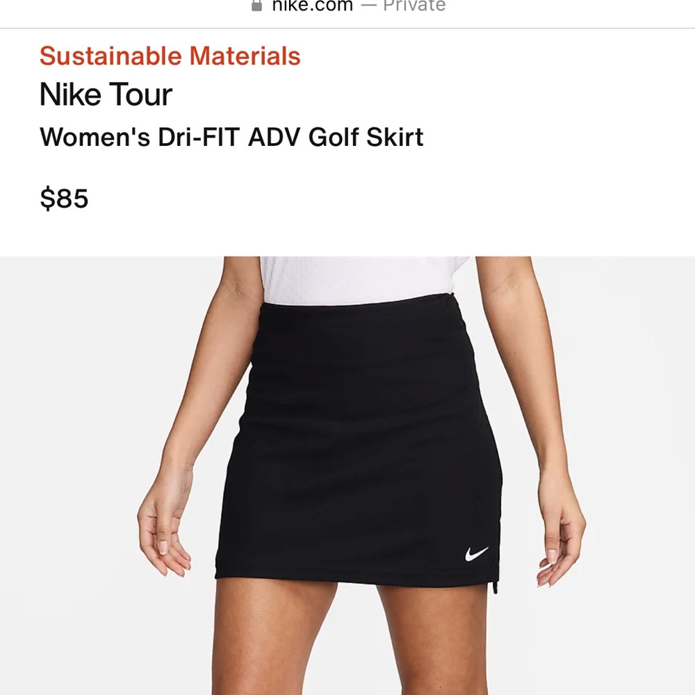 NWOT Nike Tour
Women's Dri-FIT ADV Golf Skirt. Size Medium.